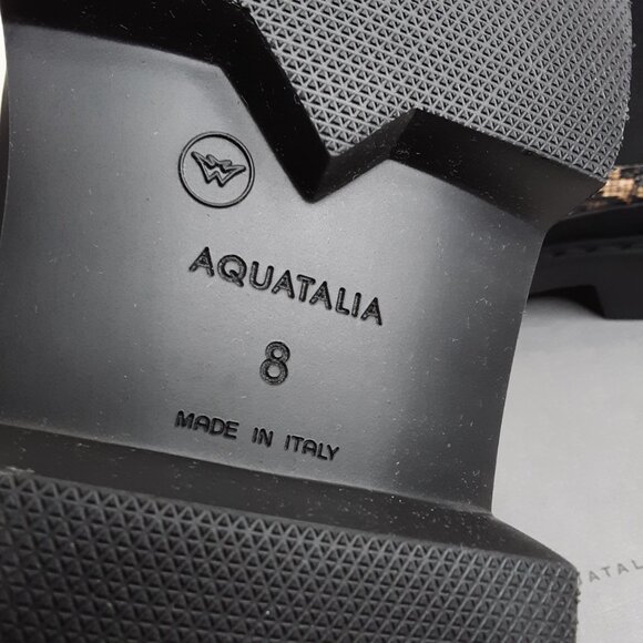 Aquatalia Holly Women's Ankle Boots size 8M Python Embossed Leather - Picture 5 of 12